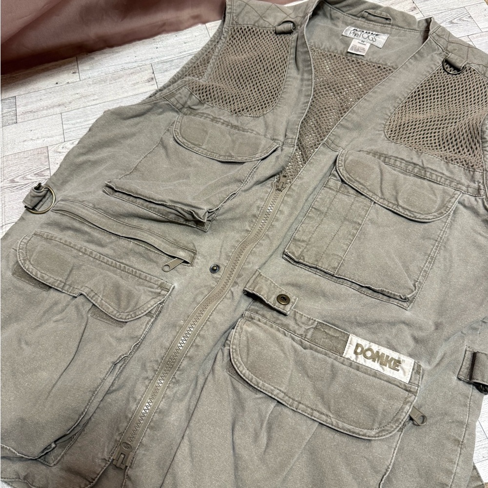 Vintage Domke Vest Mens Medium Photogs Camera Photo Safari Utility Mesh Size M